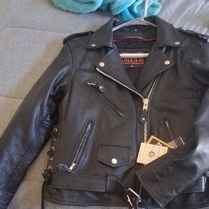Harley Davidson Black Lether Beand New Still With Tags Never Worn DREAM APPAREL